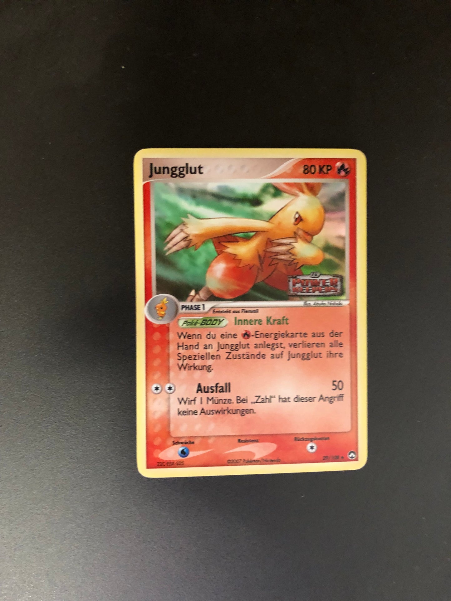 Pokemon Karte Stamp Jungglut 29/108 Deutsch
