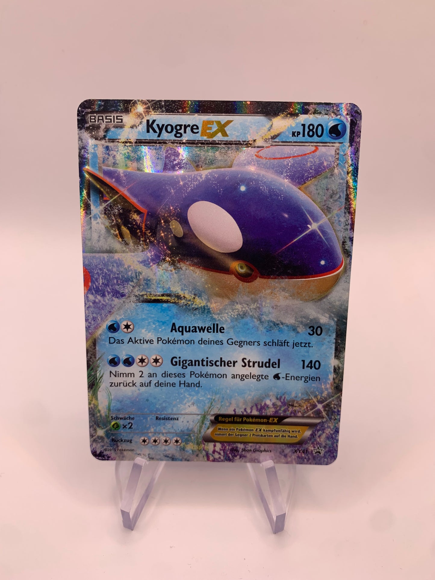 Pokemon Karte EX Promo Kyogre XY41 Deutsch