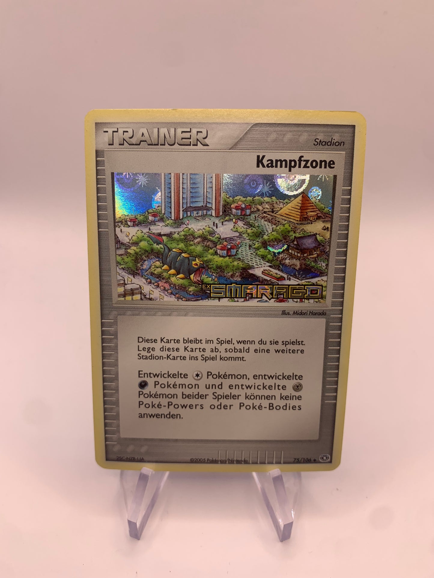 Pokemon Karte Trainer Revers Kampfzone 75/106 Deutsch