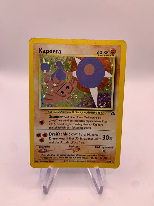 Pokemon Karte Holo Kapoera 3/75 Deutsch