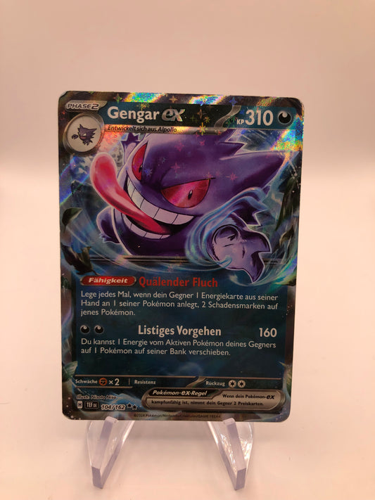 Pokemon Karte Ex Gengar 104/162 Deutsch