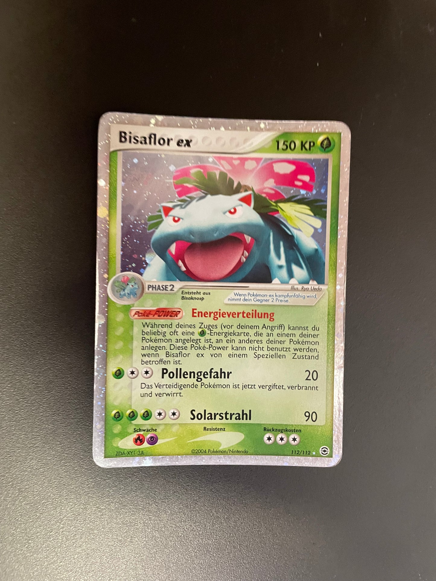 Pokemon Karte Ex Bisaflor 112/112 Deutsch