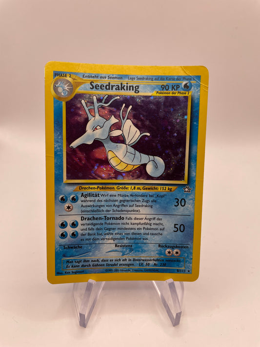 Pokémon Karte Holo Neo Genesis Seedraking 8/111 Deutsch