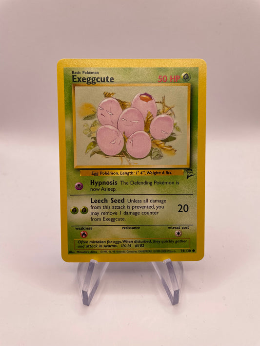 Pokemon Karte Base Set 2 Exeggcute 74/130 Englisch
