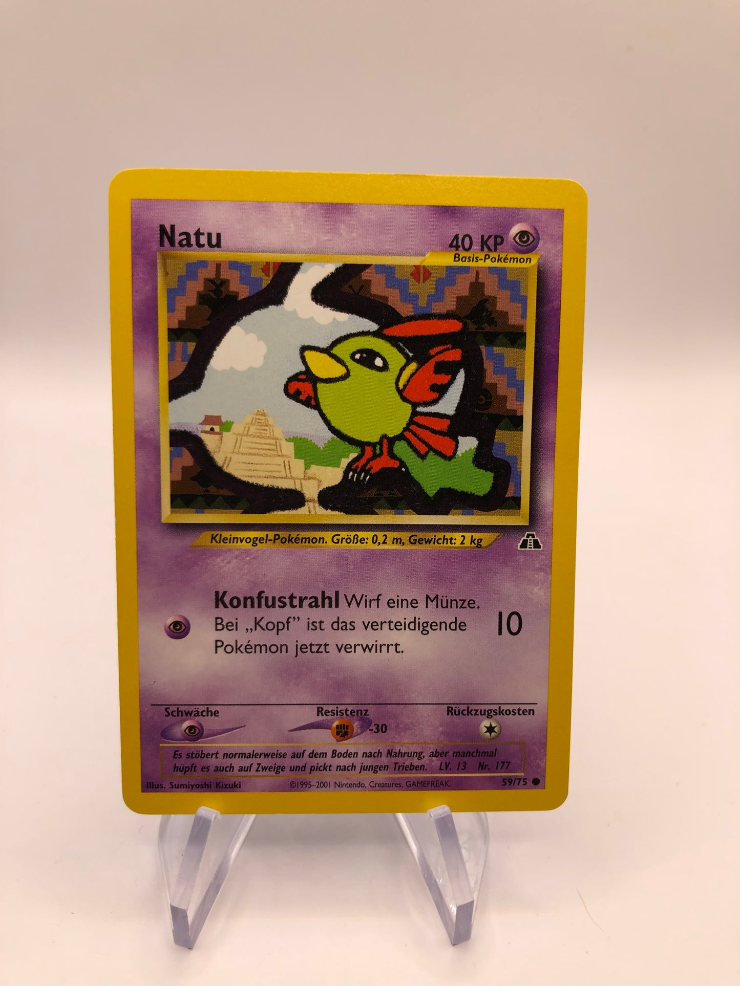 Pokemon Karte Neo Discovery Natu 59/75 Deutsch
