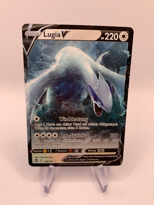 Pokemon Karte V Lugia 138/195 Deutsch