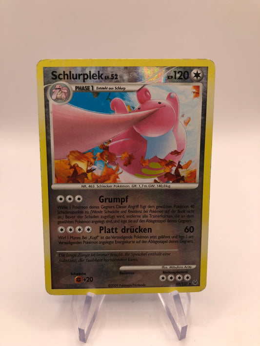 Pokemon Karte Revers Schlurplek 33/127 Deutsch