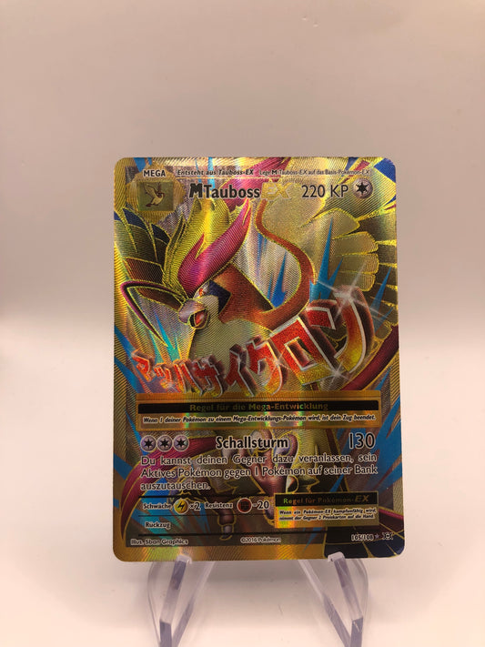 Pokemon Karte Ex Fullart M Tauboss 105/108 Deutsch