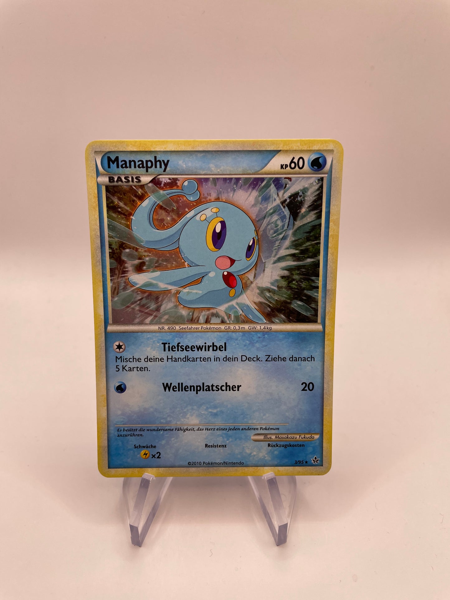 Pokemon Karte Holo Manaphy 3/95 Deutsch