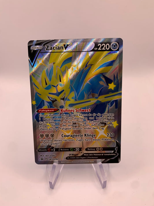 Pokemon Karte V Fullart Promo Zacian SWSH292 Deutsch