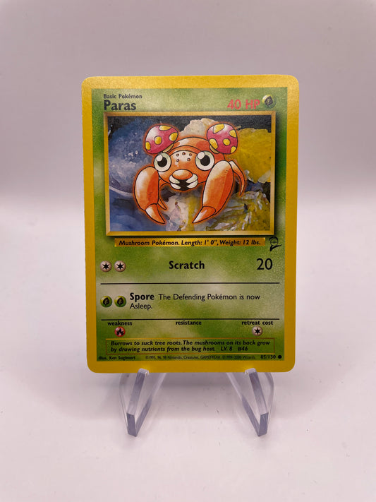 Pokemon Karte Base Set 2 Paras 85/130 Englisch