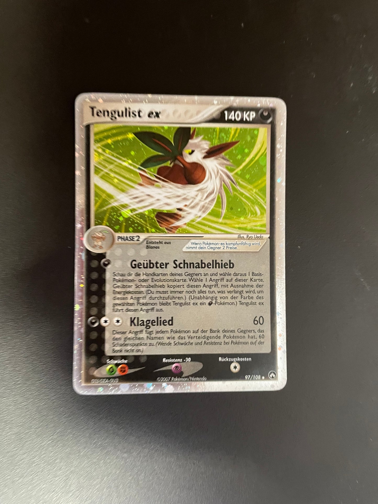 Pokemon Karte EX Tegulist 97/108 Deutsch