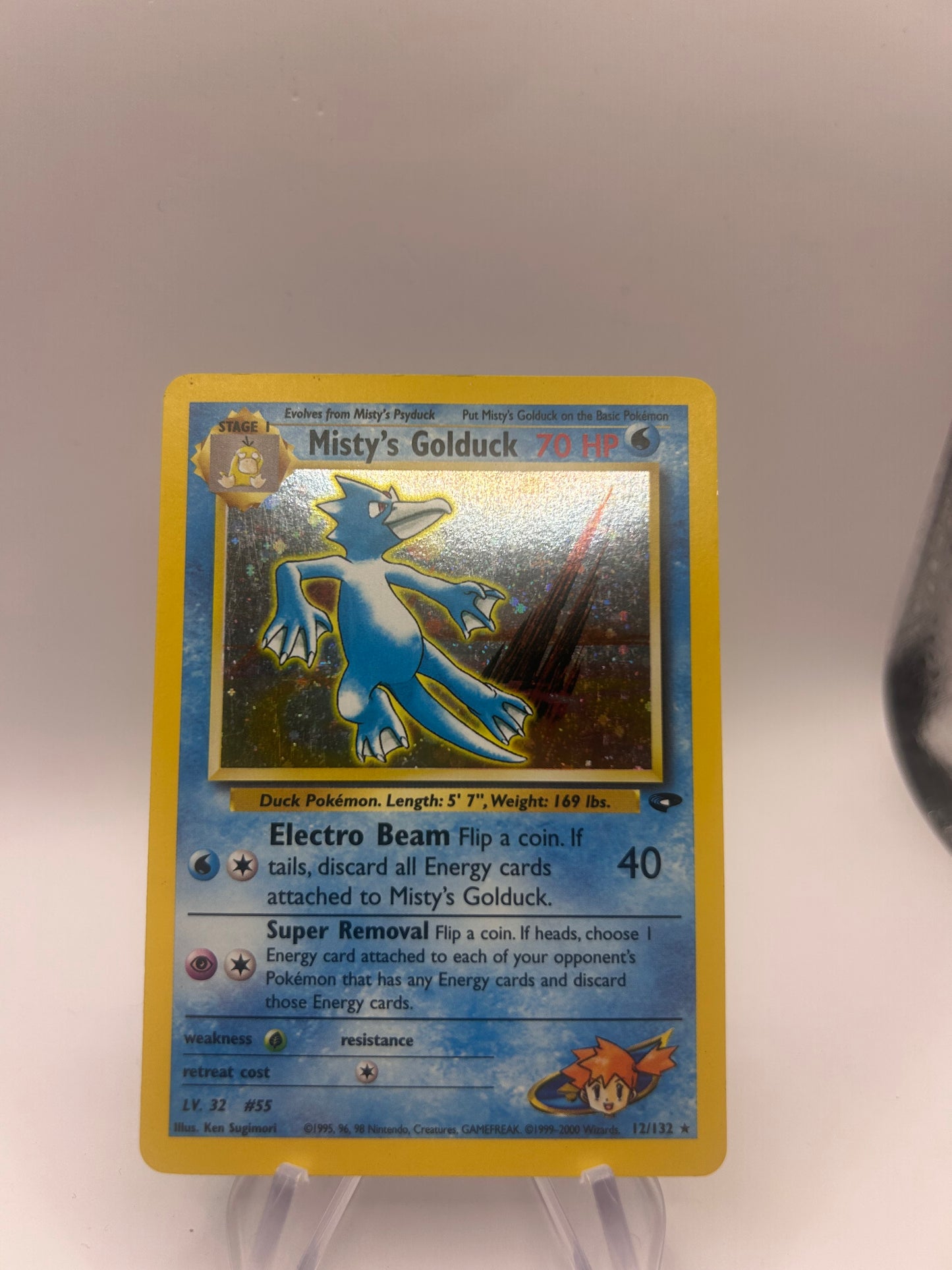 Pokemon Karte Gym Holo Misty’s Entoron 12/132 Englisch