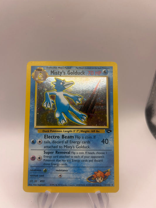 Pokemon Karte Gym Holo Misty’s Entoron 12/132 Englisch