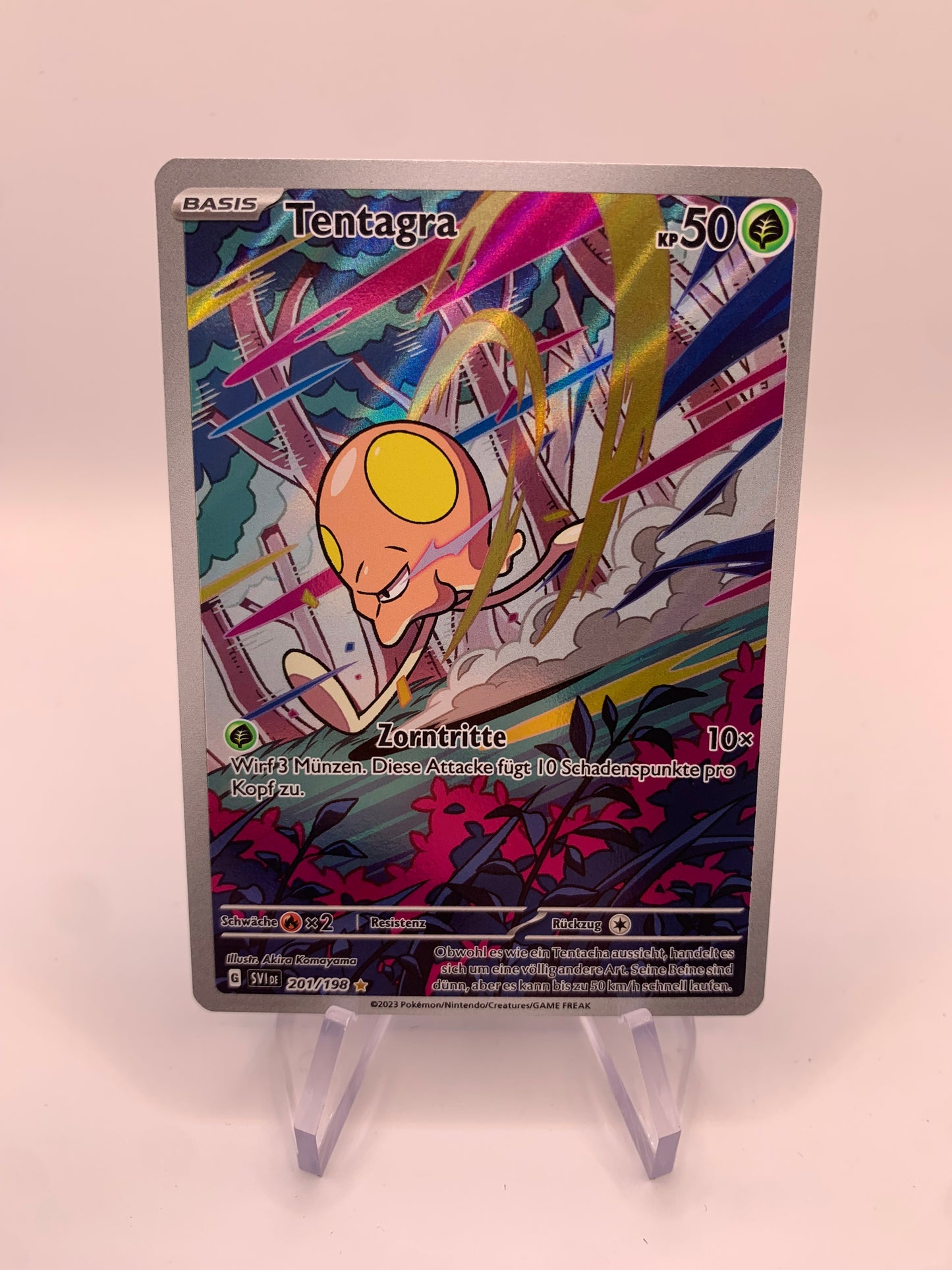 Pokemon Karte Art-Rare Tentagra 201/198 Deutsch