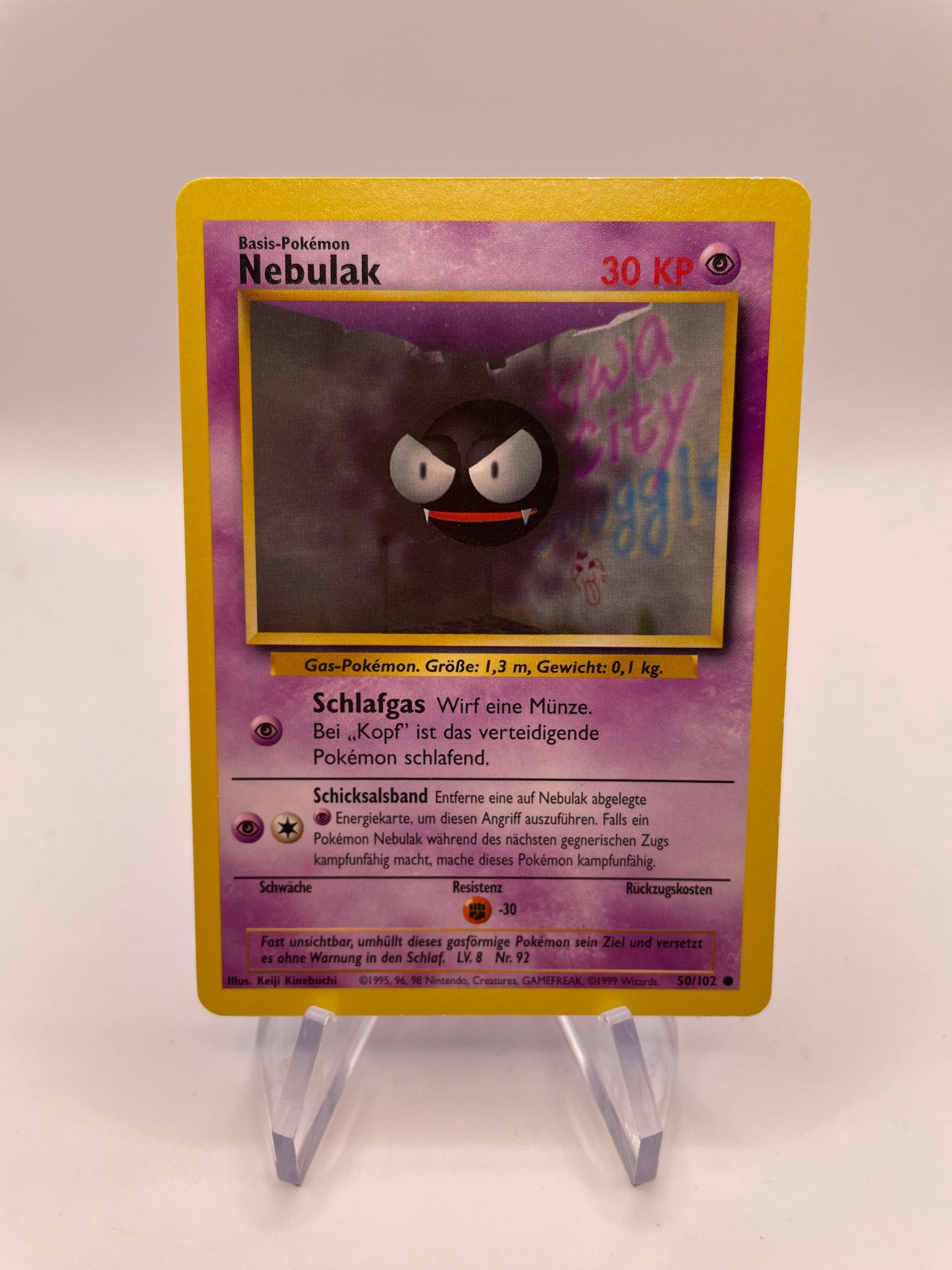 Pokemon Karte Base Set Nebulak 50/102 Deutsch
