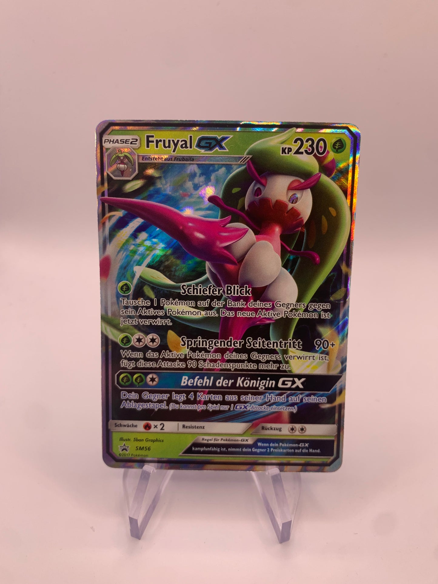 Pokemon Karte Gx Promo Fruyal SM56 Deutsch