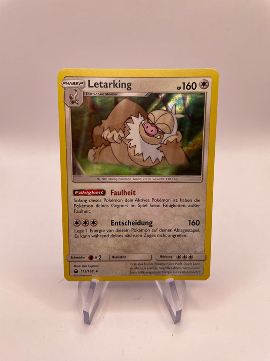 Pokemon Karte Holo Letarking 115/168 Deutsch