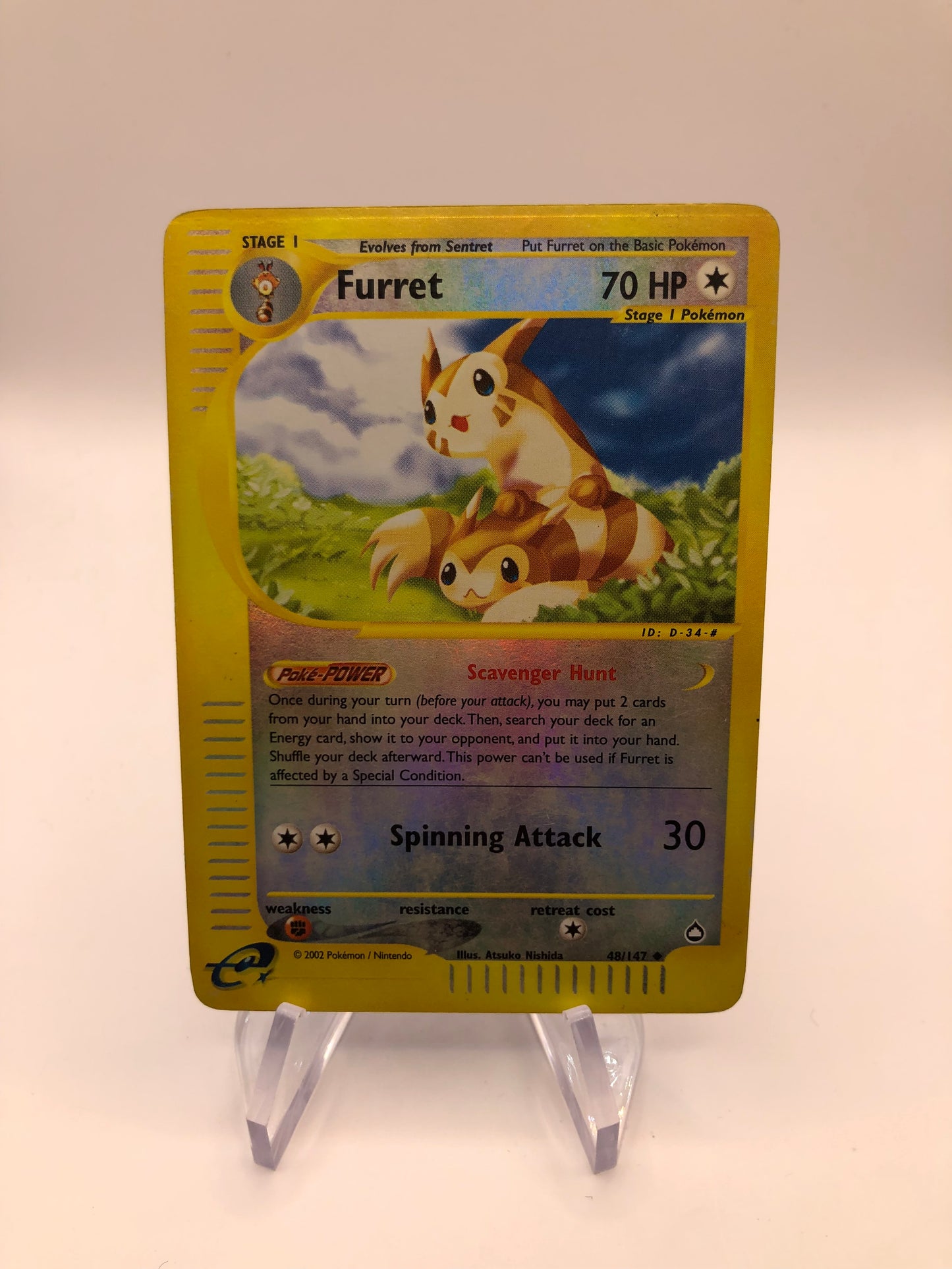 Pokemon Karten E-Serie Reverse Wiesenior 48/147 Englisch