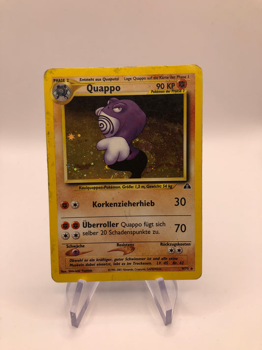 Pokemon Karte Holo Quappo 9/75 Deutsch