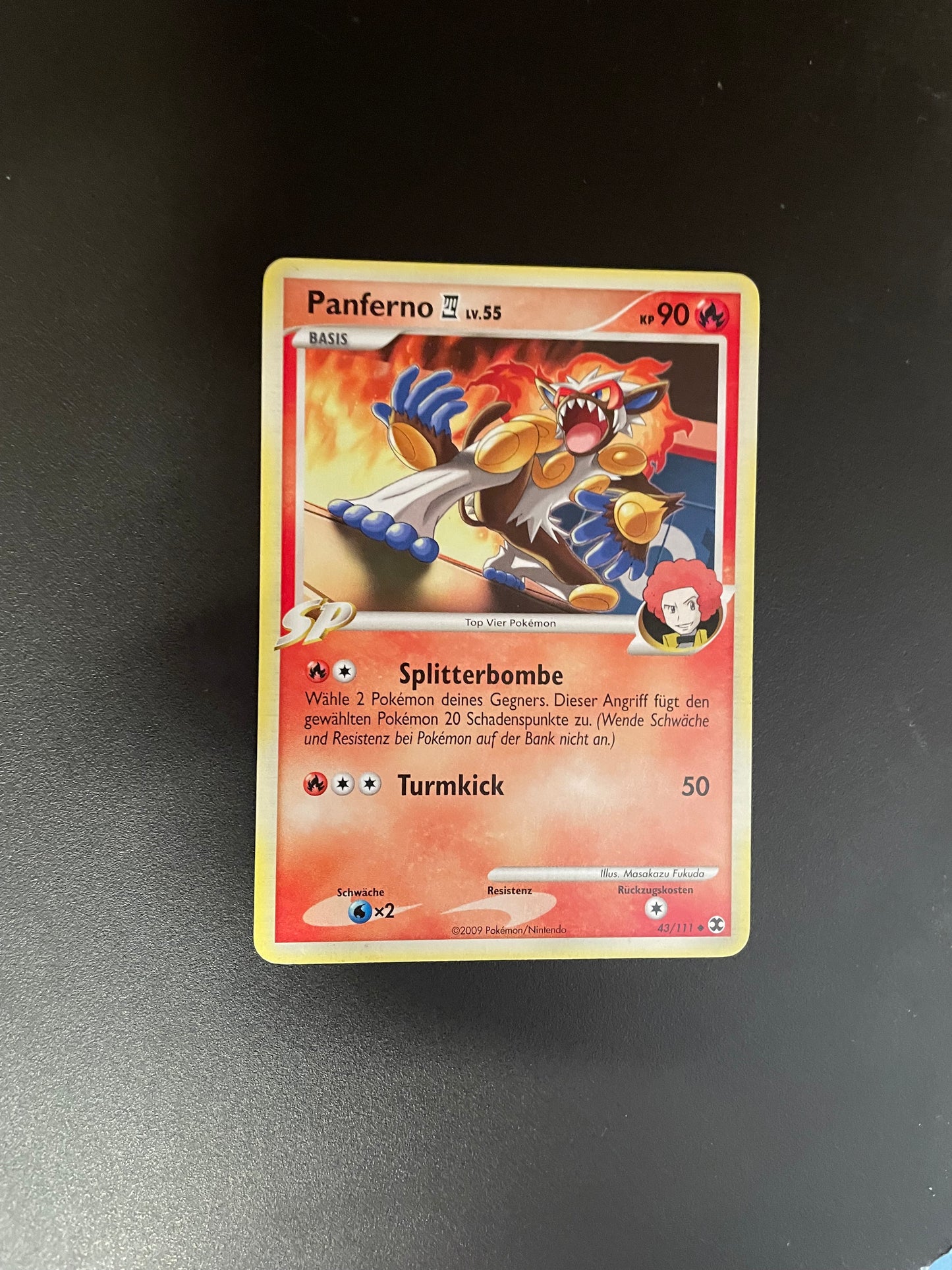 Pokémon Karte Panferno 43/111 Deutsch