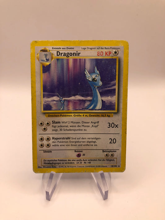 Pokemon Karte Dragonir 18/102 Deutsch