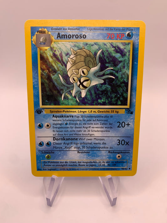 Pokemon Karte Amoroso 40/62 Fossil Deutsch