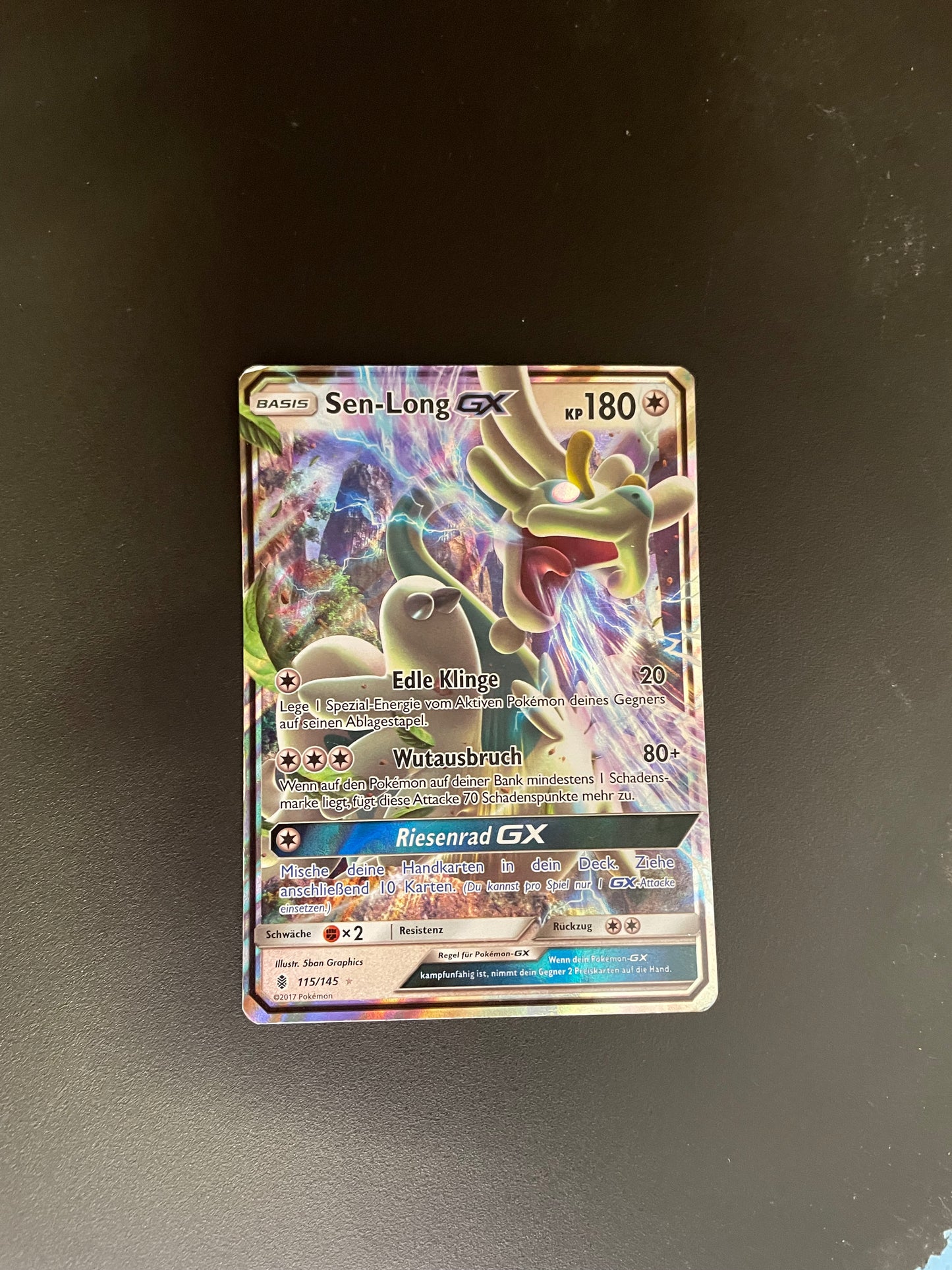 Pokémon Karte Sen-Long GX 115/145 Deutsch