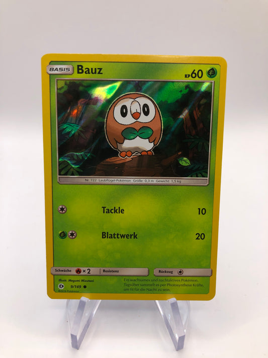 Pokemon Karte Holo Bauz 9/149 Deutsch