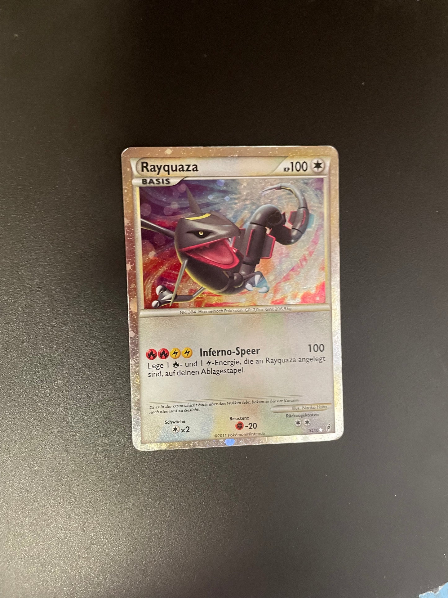 Pokemon Karte Holo Rayquaza SL10 Deutsch