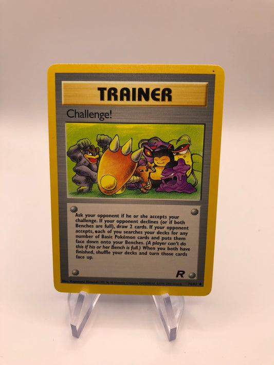 Pokemon Karte Challenge! 74/82 Rocket Englisch