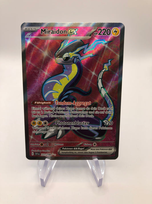 Pokemon Karten Ex Fullart Miraidon 227/198 Deutsch