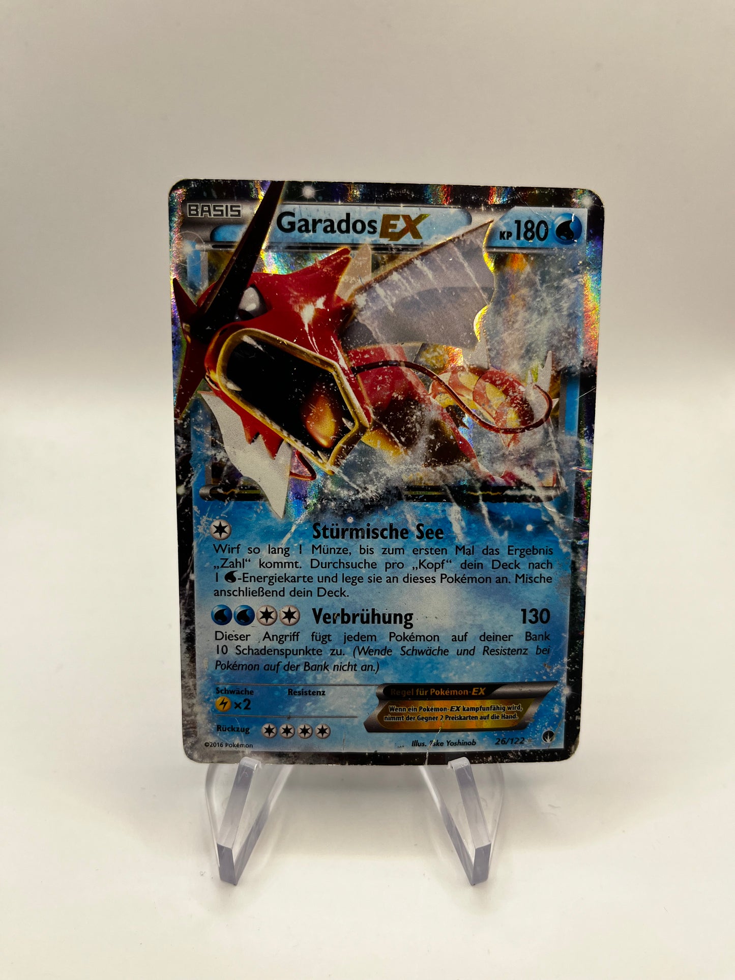 Pokemon Card Ex Gyarados 26/122 German