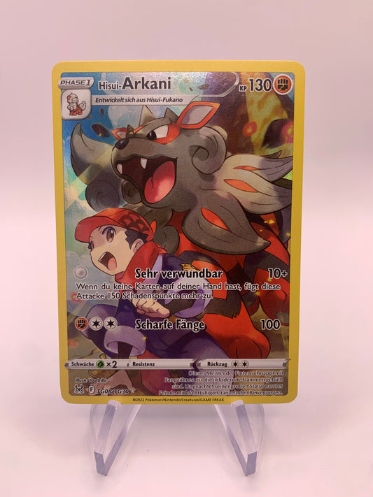 Pokemon Karte Art-Rare Hisui Arkani Tg08/Tg30 Deutsch