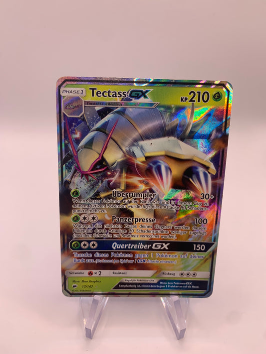 Pokemon Karte GX Tectass 17/147 Deutsch