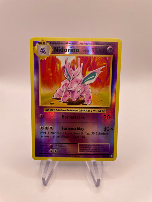 Pokemon Karte Revers Nidorino 44/108 Deutsch