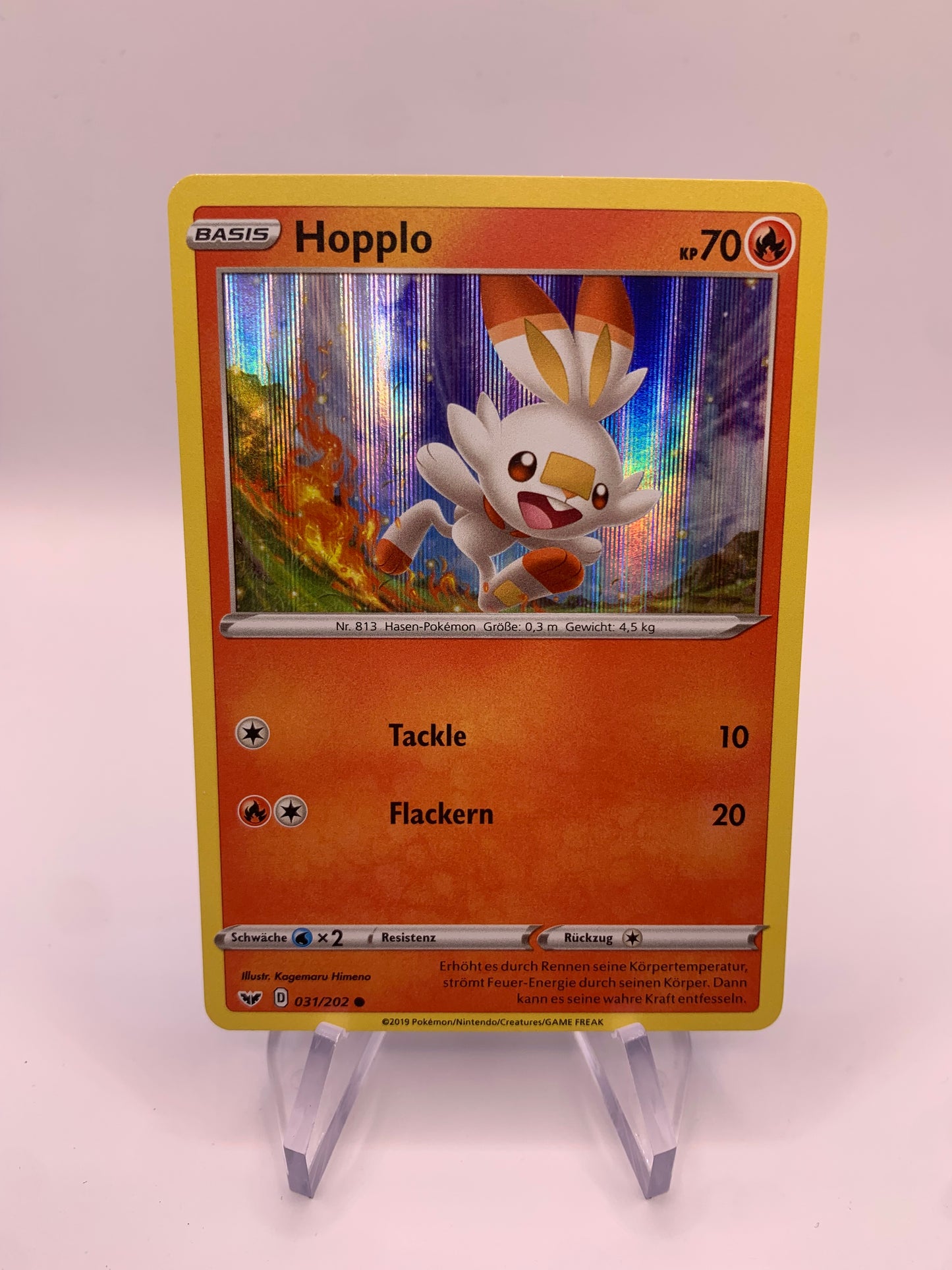 Pokemon Karte Holo Hopplo 031/202 Deutsch