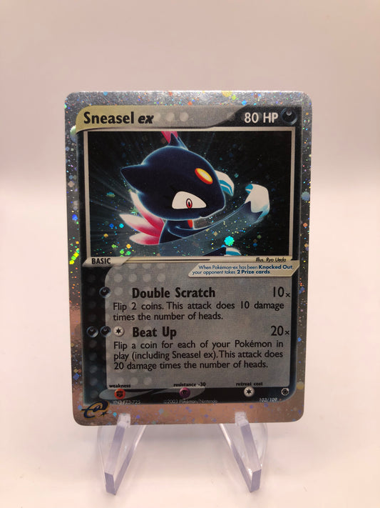 Pokemon Karte EX Sniebel 103/109 Englisch
