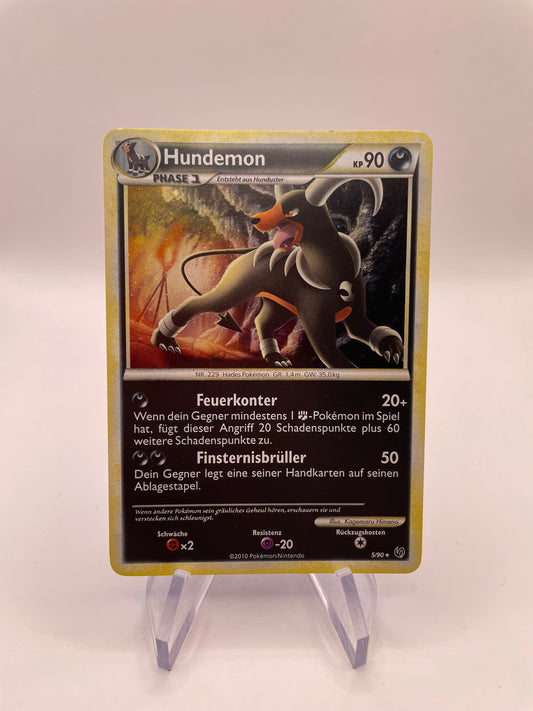 Pokemon Karte Holo Hundemon 5/90 Deutsch