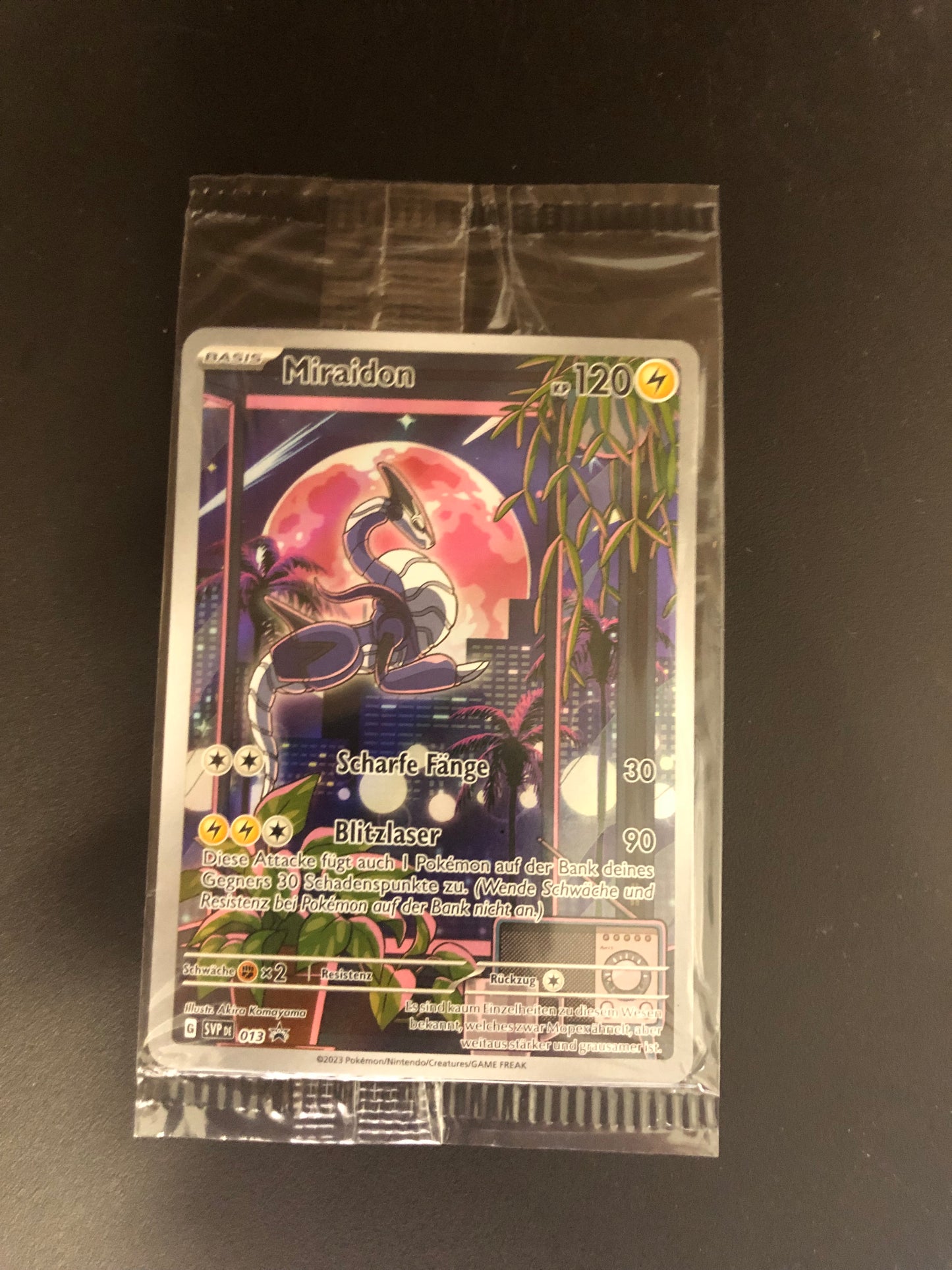 Pokemon Karte Art-Rare Promo OVP Miraidon 013 Deutsch