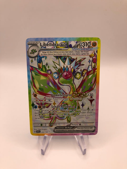 Pokemon Karte EX Libelldra 222/191 Deutsch
