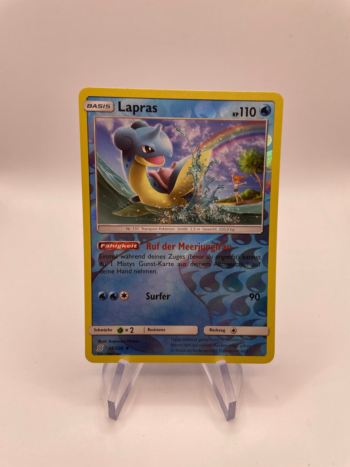 Pokémon Karte Reverse Lapras 36/236 Deutsch