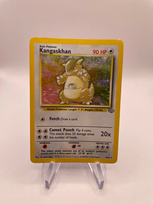Pokemon Karte Holo Dschungel Kangama 5/64 Englisch