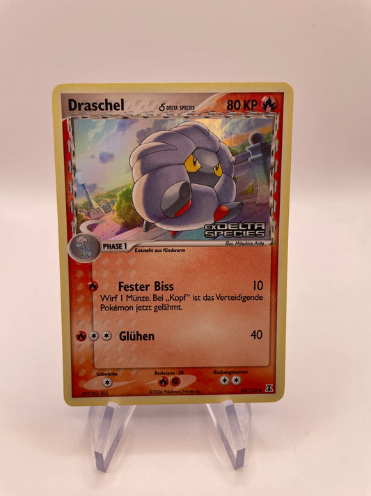 Pokemon Karte Holo Delta Species Draschel 53/113 Deutsch