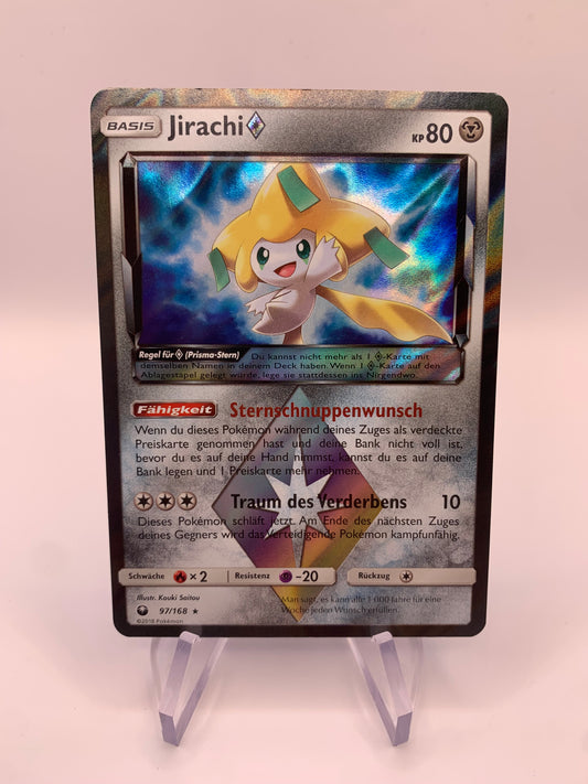 Pokemon Karte Prisma Jirachi 97/168 Deutsch