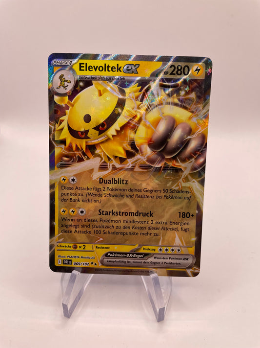 Pokemon Karte Elevoltek ex 69/182 Deutsch