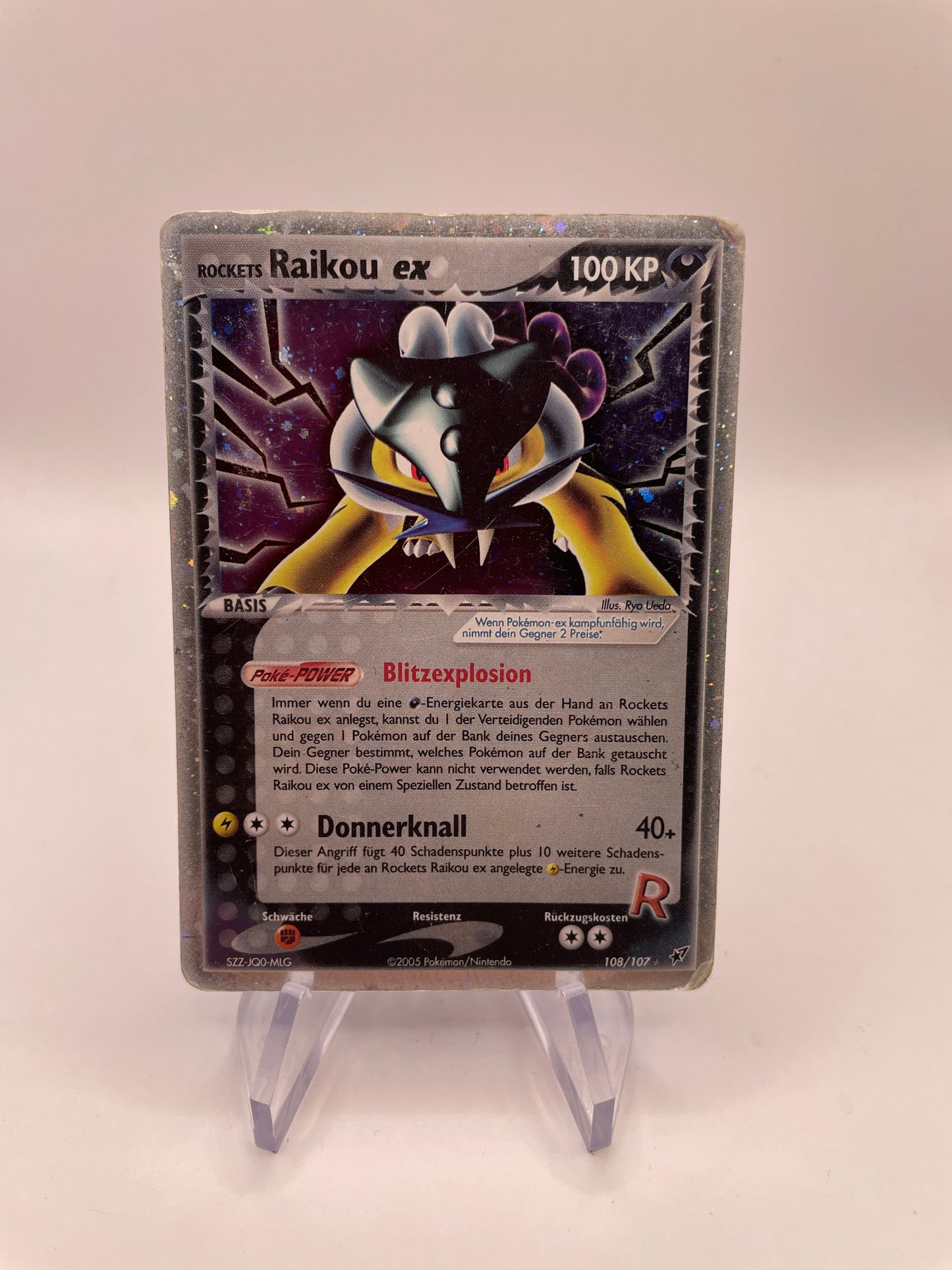 Pokemon Karte Ex Raikou 108/107 Deutsch