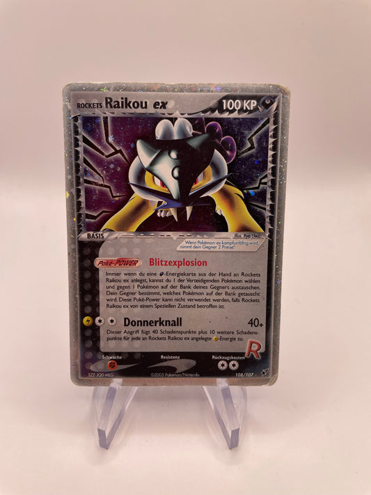 Pokemon Karte Ex Raikou 108/107 Deutsch