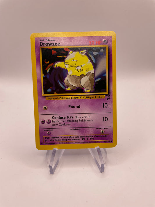 Pokemon Karte Base Set 2 Drowzee 73/130 Englisch