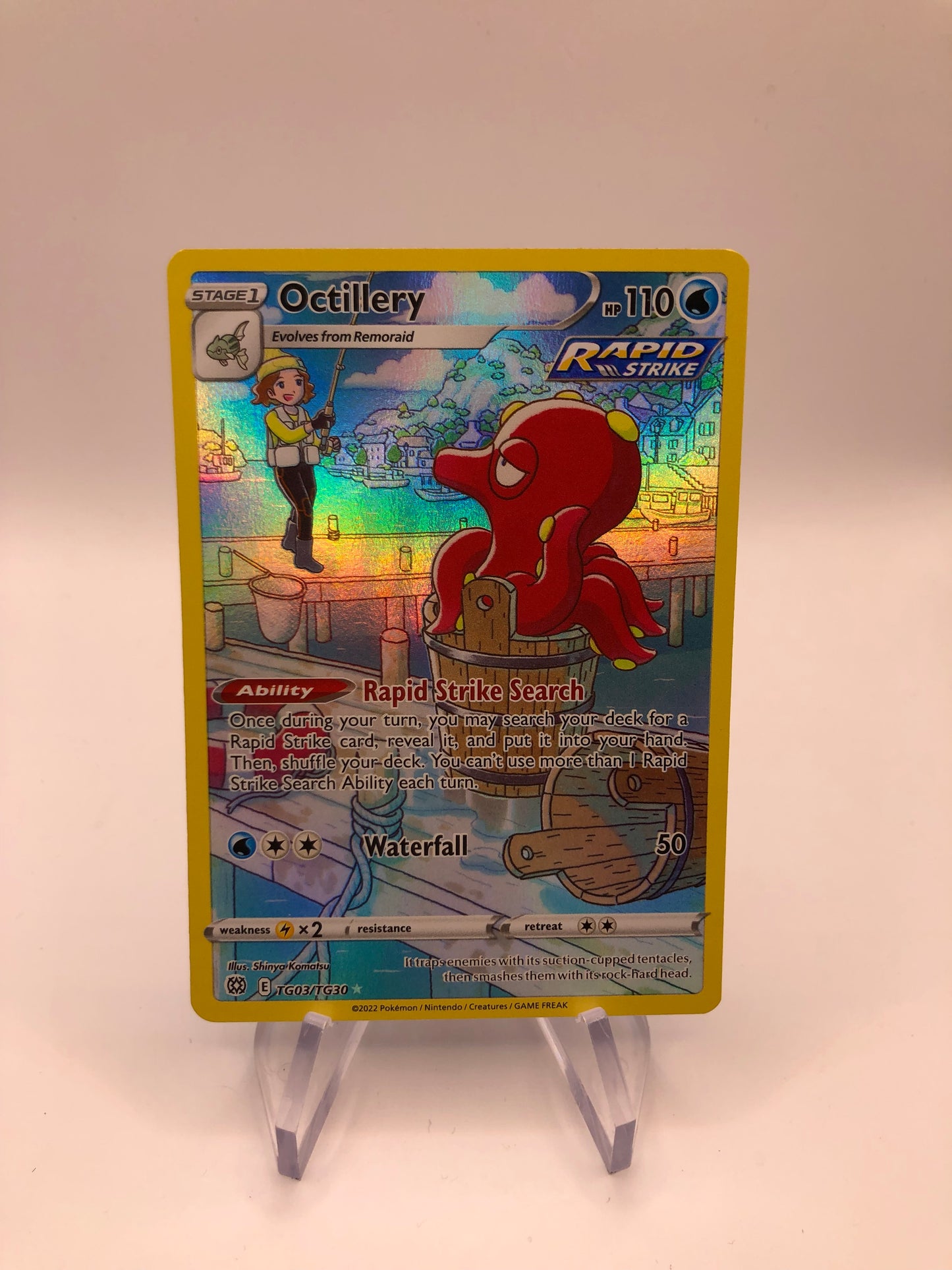 Pokemon Karte Art-Rare Octillery TG03/TG30 Englisch